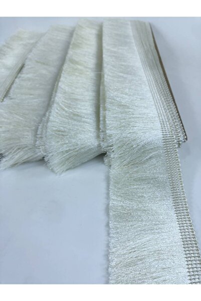 Bontex Accesoriu pentru panglică decorativă Cremă de înaltă calitate, cu fran...