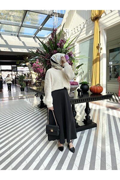 Ahes Prive Fustă neagră Scuba