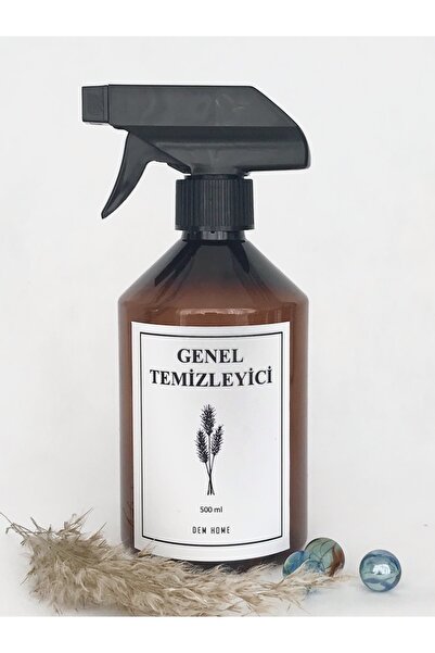 Dem Home Amber Cam Görünümlü Plastik Sabunluk Genel Temizleyici Sprey Kapaklı...