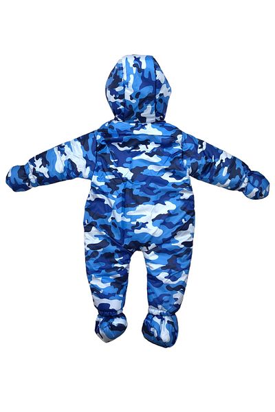 Pukka Lamb Fabric Welsoft Blue Camouflage Cosmonaut