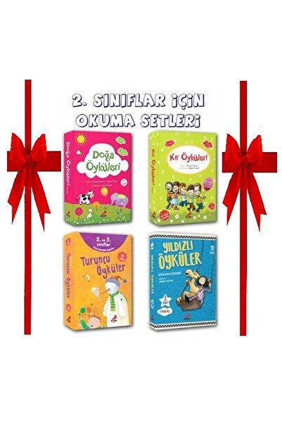 Erdem Yayınları Erdem 2.sınıflar Için Okuma Seti (turuncu-yıldızlı-doğa-kır Ö...