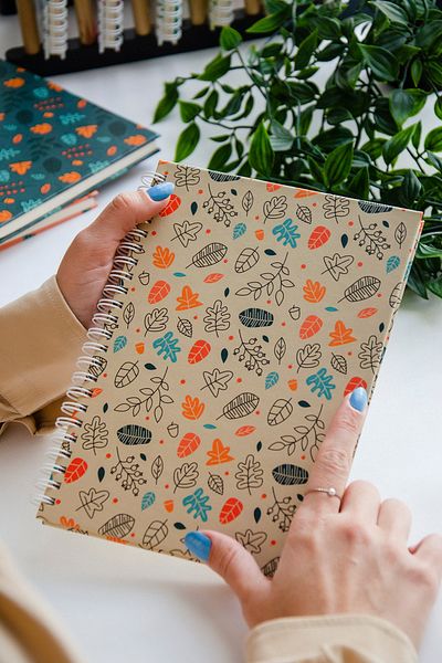 CoNotes Hard Cover Spiral Dotted Notebook - Bullet Journal