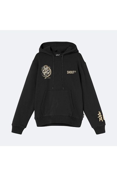 Shout Dragon On The Moon Oversize Hoodie