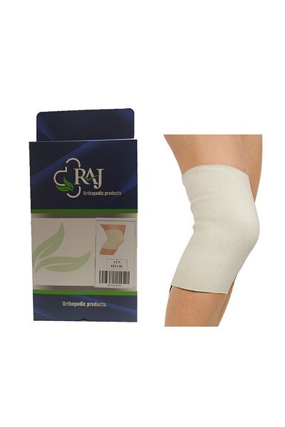RAJ Wool Knee Pads Pure Wool Thermal Knee Pads 1 Piece
