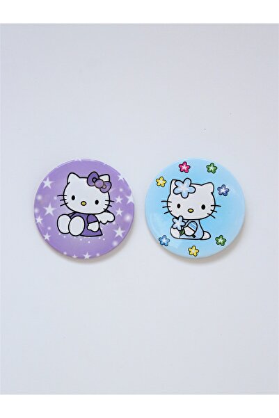 Teal Collection Hellokitty Arkası Iğneli Rozet