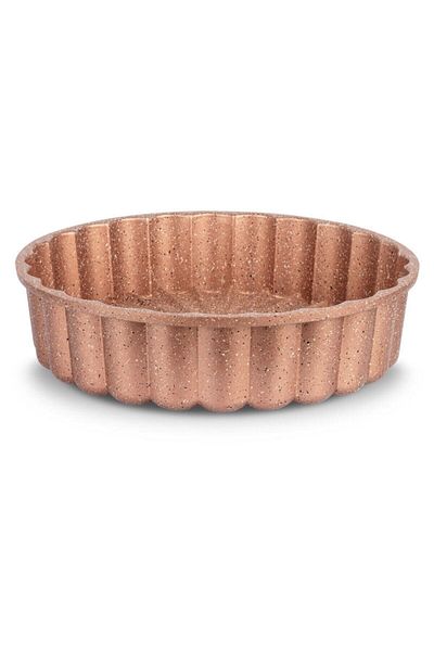 Alkar Pie Tart Mold Cast Granite Honeysuckle