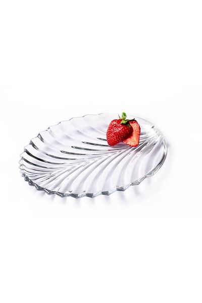 KAVEH Set of 6 Herringbone Embroidered Cake Plates