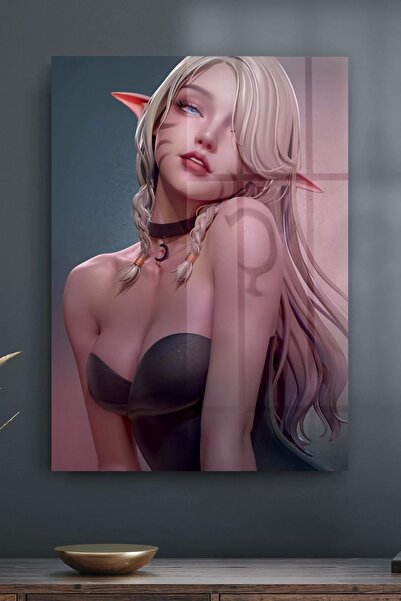 Decovetro Стъклена маса Аниме момиче Елф