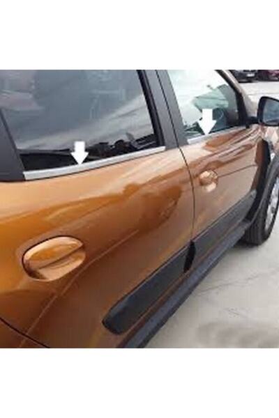 TIMEAKS Dacıa Duster 2018-2019-2020-2021-2022 Krom Cam Çıtası Paslanmaz Çelik...