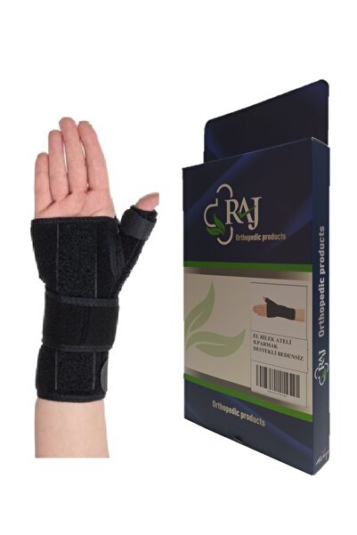 RAJ Hand Wrist Splint with Thumb Support Metal Support Static Hand Wrist Splint