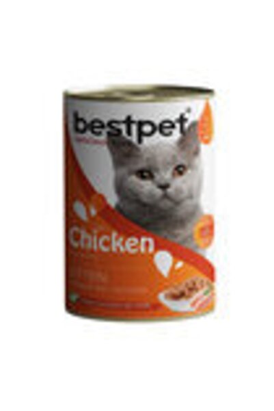 Bestpet Best Pet Tavuk Etli Yavru Kedi Mama Konserve 400g