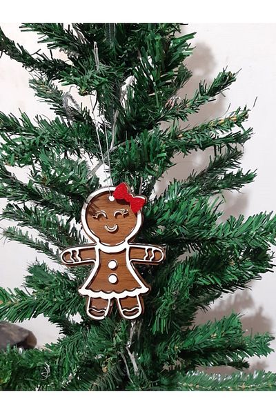 Pinartatolye Adam Christmas Ornament - Pinartation Wooden Cookies
