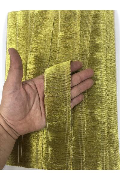 Genel Markalar Dekoratif Şerit Aksesuar Koyu Gold Parlak Ip Saçak Püskül – De...