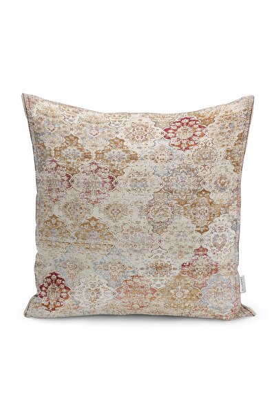 Realhomes Cream - Local Patterned Digital Printed Pillow and Throw Pillow Cov...