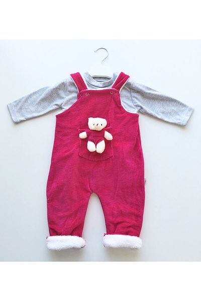 Million Corduroy Gardener with Teddy Bear