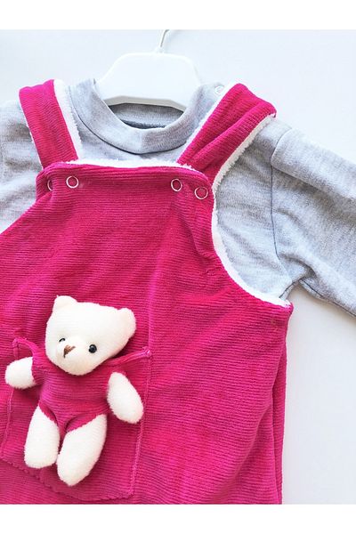 Million Corduroy Gardener with Teddy Bear