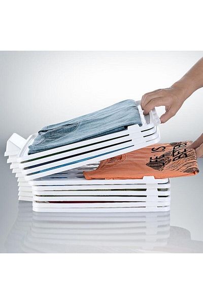 Dükkanönü 24 Pieces T-shirt Organizer in the Cabinet Organizer