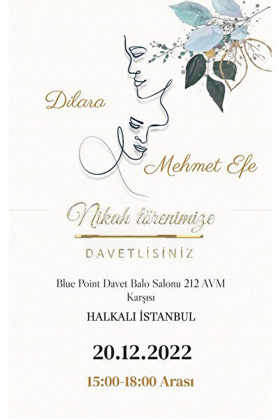 ikisibir Nikah Video Düğün Davetiyesi- Davetiye- Düğün Davetiyesi