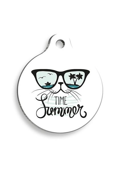 Kef Summertime Round Cat Tag