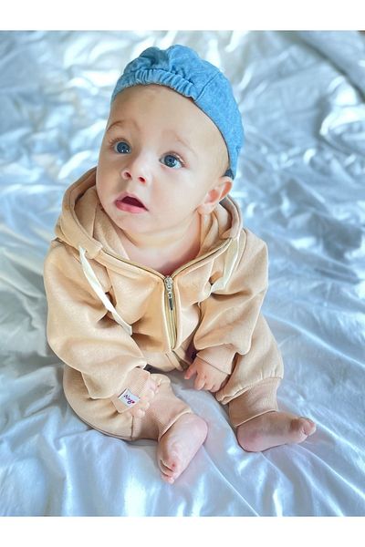 Alingo Children's Unisex 3 Thread Hooded Jumpsuit