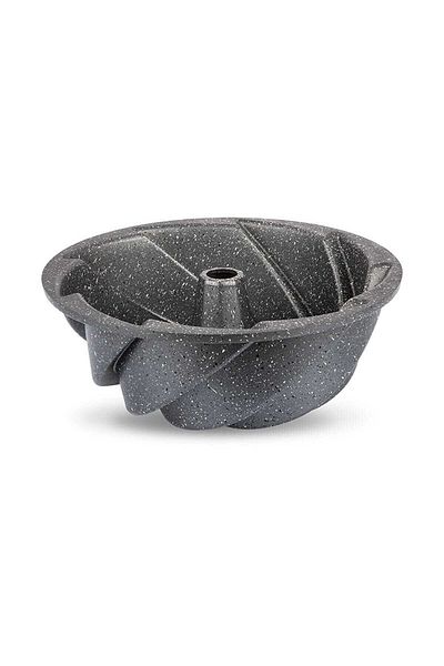 ThermoAD Aluminum Cast Granite Cake Mold Wind Rose Gray 24 cm
