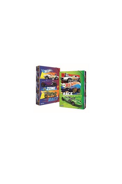 Gıpta Elastic Box Folder 25x35cm Hotwheels 5416