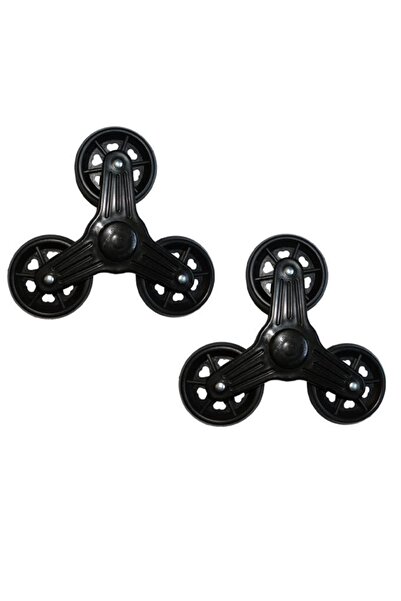 abnturk 2 Adet Tam Takım 3 Tekerlekli Merdiven Çıkan Pazar Arabası Tekerleği ...