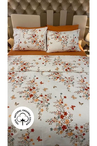 Özcan Ev Tekstil 100% Cotton Single Duvet Cover Set