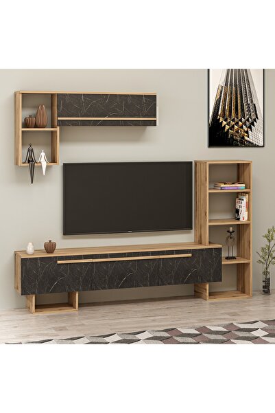 Derya Dekor Mega Tv Ünitesi Çırağan-royal Mermer