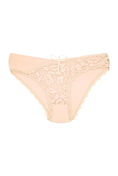 Zena 3-х памукові трусики з мереживною обробкою спереду, жіночі трусики