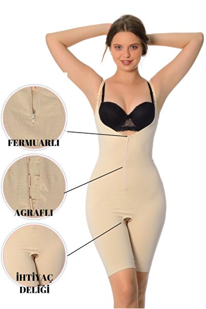 İNCEYAŞAM Αθηνάς Μοντέλο Γυναικείο Κορσέ Ολόσωμο με Αγκράφες και Άμεσο Αποτέλ...