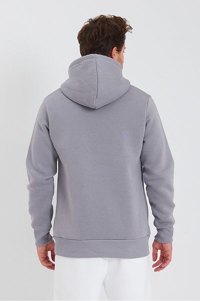 AMAZING CRASH Unisex Hooded Kangaroo Pocket Printed Sweatshirt