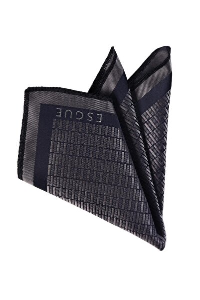 Esgue Batista cu model gri și bleumarin