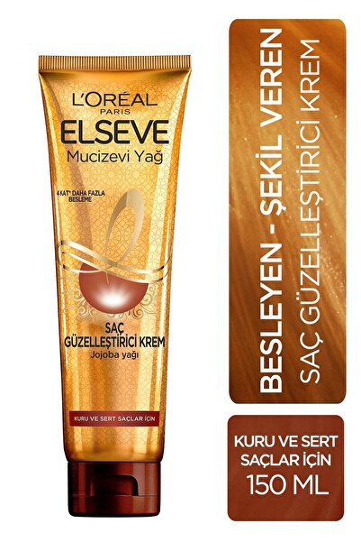 ELSEVE Deva Mucizevi Yağ Saç Güzelleştirici Krem//150ml Kuru Ve Sert Saçlar Için