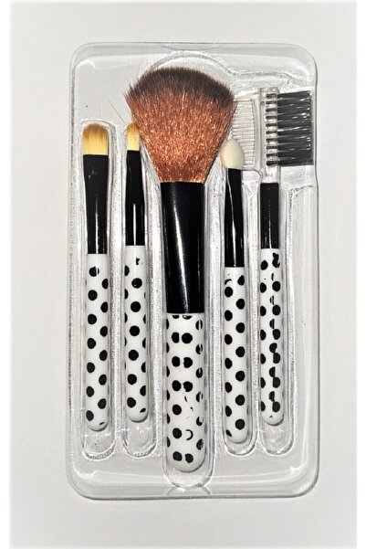 MONİCATİME Set de perii din 5 piese (alb-negru)