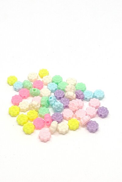 Tahtakaledeyim 10 Mm Plastic Smiley Face Beads