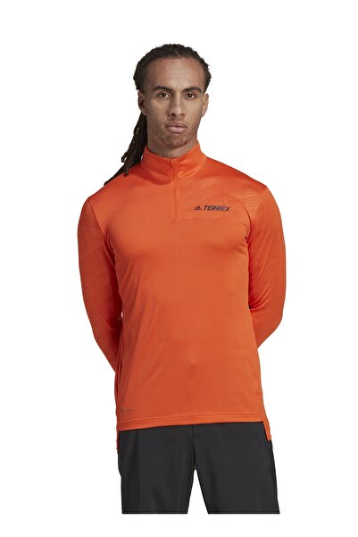 adidas Dik Yaka Turuncu Erkek Sweatshırt Hı1615 Mt Half Zi Ls