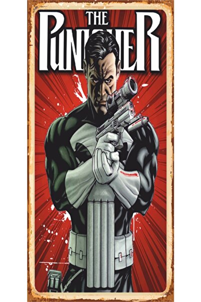 Hayat Poster Μίνι ρετρό ξύλινη αφίσα The Puncher Superheroes