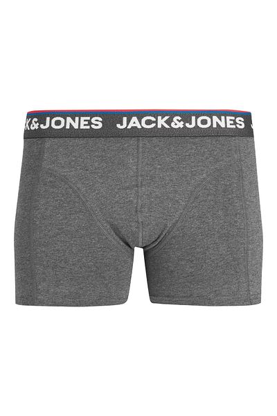 Jack & Jones Jack Jones Don Trunks 3 Pack Ανδρικό γκρι μπόξερ 12213087-05