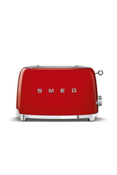 SMEG 50`s Style Retro Tsf01rdeu Kırmızı2x Ekmek Kızartma Makinesi