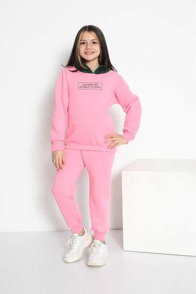 Ayans Pijama Παιδική αθλητική φόρμα με 3 κλωστές (χοντρές) μανσέτες