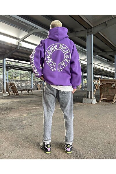 Machetta Φούτερ μεγάλου μεγέθους με κουκούλα, πλάτη και μανίκι, με λεπτομέρεια κειμένου