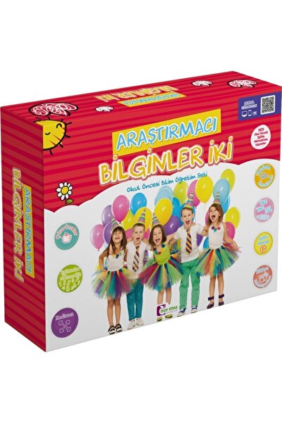 Mor Elma Yayıncılık Araştırmacı Bilginler Iki 5-6 Yaş Okul Öncesi Eğitim Seti