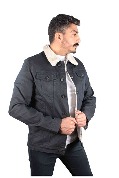TOM FREE DENIM GİYİM Içi Kürklü Kışlık Erkek Kot Ceket