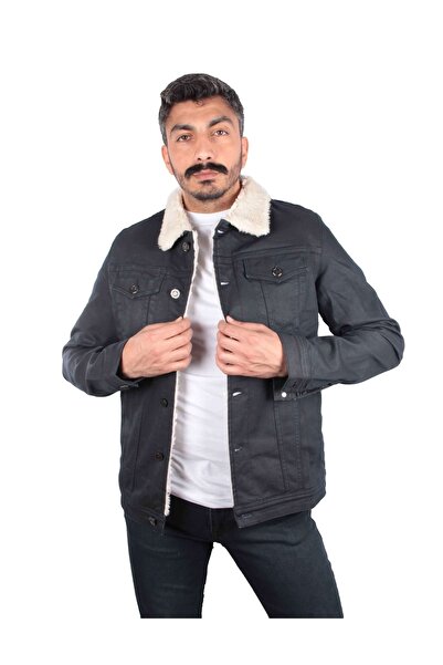 TOM FREE DENIM GİYİM Içi Kürklü Kışlık Erkek Kot Ceket