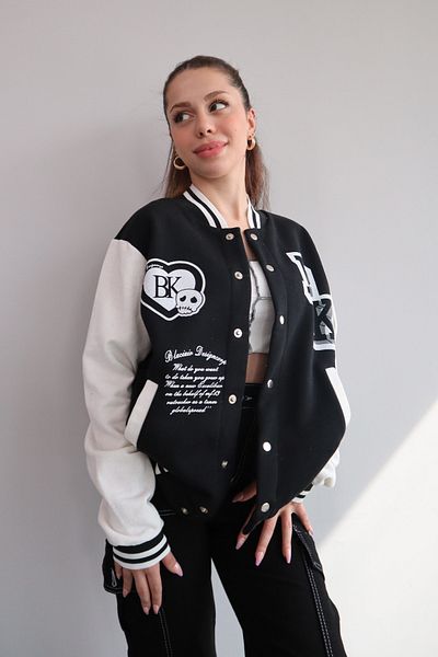 EFBUTİK Bk Skull College Jacket