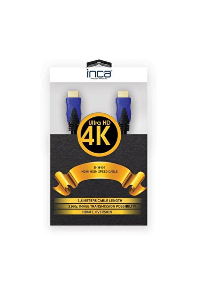 Inca Hdmı To Hdmı Kablo 2m 3d Uyumlu 1.4 Versiyon