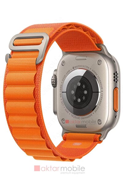 AktarMobile Watch Ultra 49 Mm Uyumlu Kordon Alpine Loop Örgü Kayış