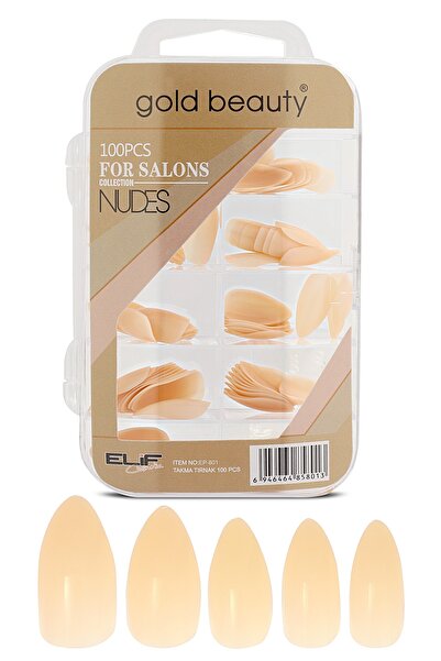 Gold Beauty Takma Tırnak 100'lü Nudes