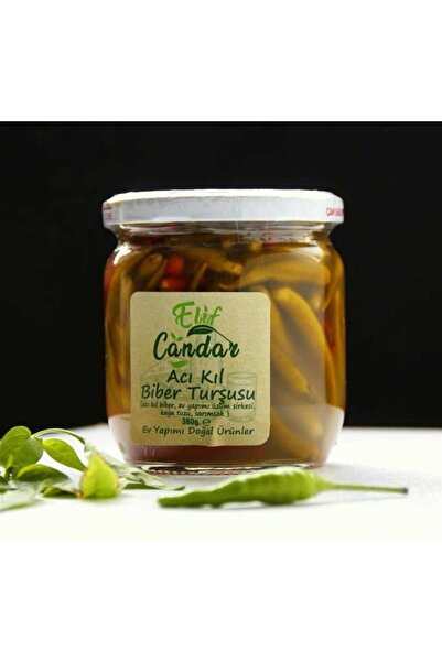 ELİF CANDAR Acı Kıl Biber Turşusu (380 Gr.)